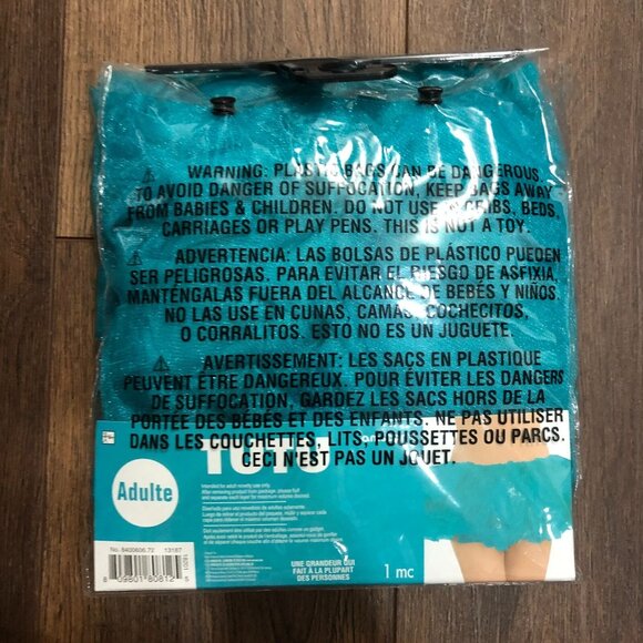 Tutu Halloween EDC Rave Party Costume Adult OSFM Stretchy Teal LOT OF 2 - Picture 5 of 11